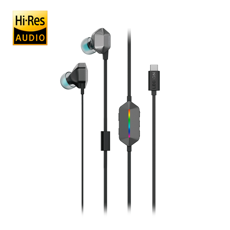 [488522] Auriculares intrauditivos (In-Ear) para juegos, Lenovo Legion E510 7.1 RGB
