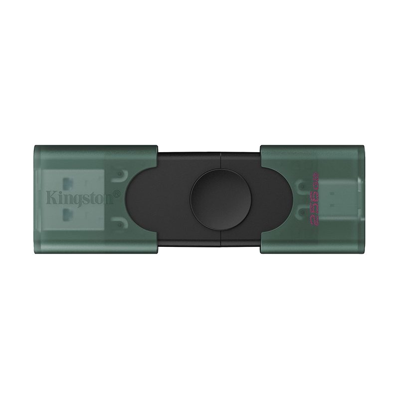 Memoria Flash USB Kingston DataTraveler Duo, 256GB USB 3.2 Gen 1, Color Negro Mate