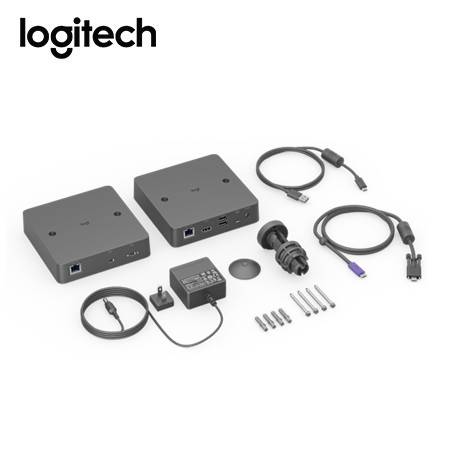 [0030970] EXTENSOR DE VIDEO LOGITECH B2B EXTEND / 2 PUERTOS / 2160P BLACK (952-000188)