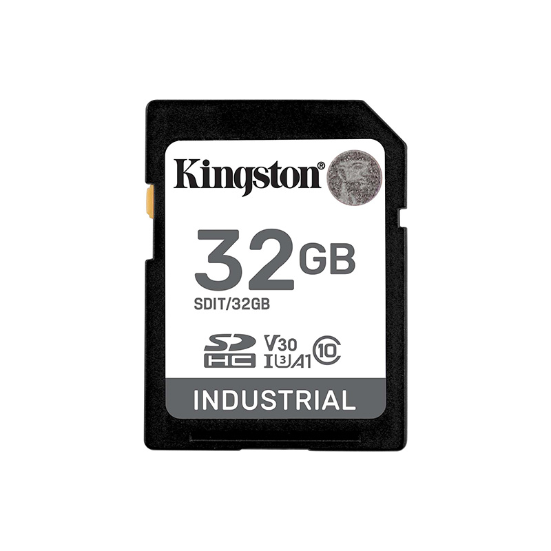 Tarjeta de memoria Kingston 32GB Industrial/SDHC/C10/UHS-I/U3/V30/A1/UHS-I