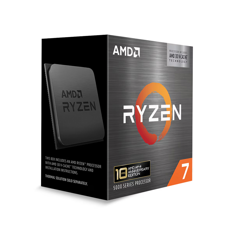 [521080] Procesador AMD Ryzen 7 5800X3D, 3.40 / 4.50 GHz, 96MB L3, 8-Core, AM4, 7nm, 105W.