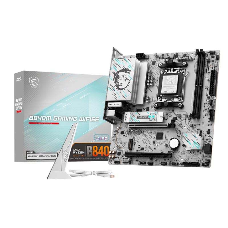[490581] Motherboard MSI B840M GAMING WIFI6E, Chipset AMD B840, Socket AMD AM5, mATX