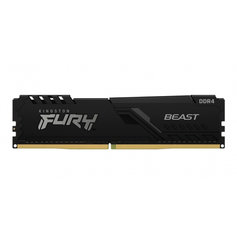 Memoria Kingston Fury Beast, 16GB, DDR4, 2666 MHz, PC4-21300, CL16, 1.2V.