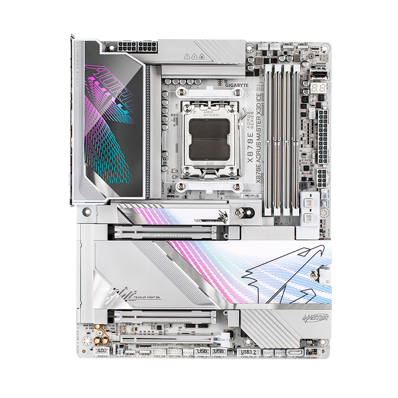 Motherboard GIGABYTE X870E AORUS MASTER X3D ICE, Chipset AMD X870E, Socket AMD AM5, ATX