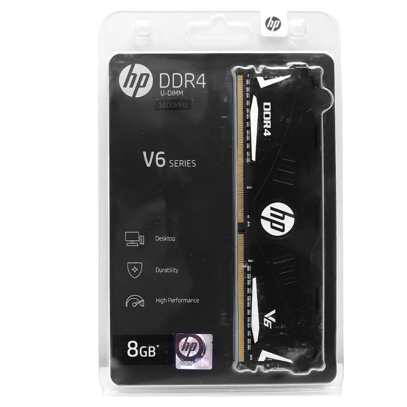 Memoria HP V6 Series, 8GB, DDR4, 3600 MHz, PC4-28800, CL-18, 1.35V
