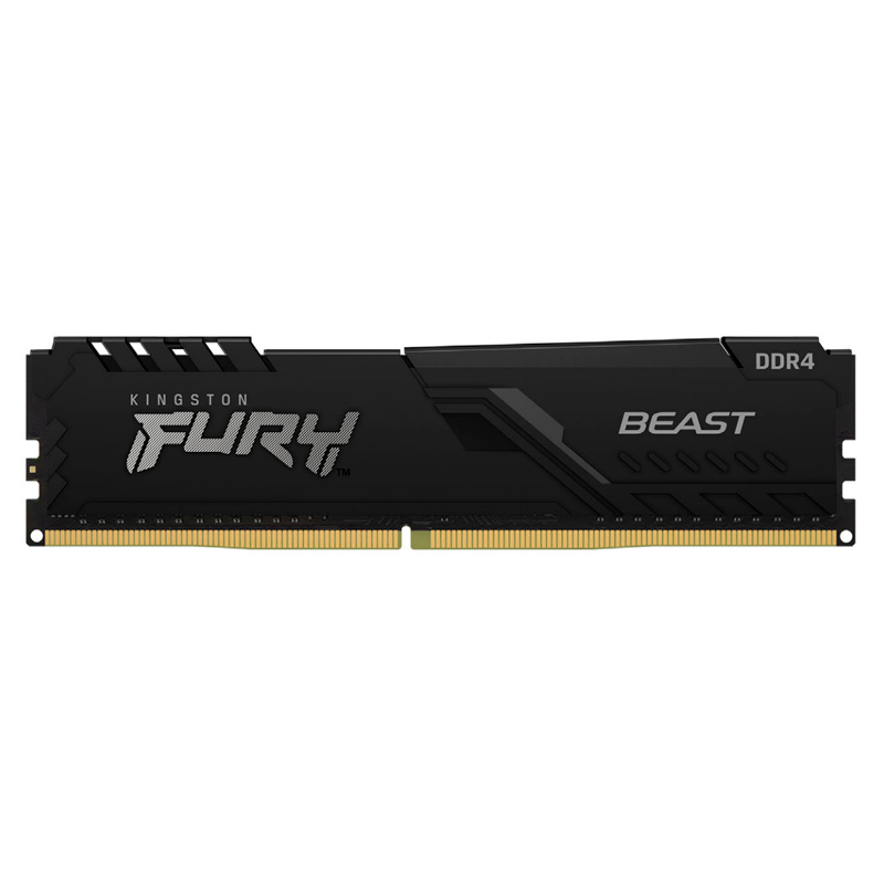 Memoria Kingston Fury Beast, 8GB, DDR4 3600 MHz, PC4-28800, CL17, 1.35V.