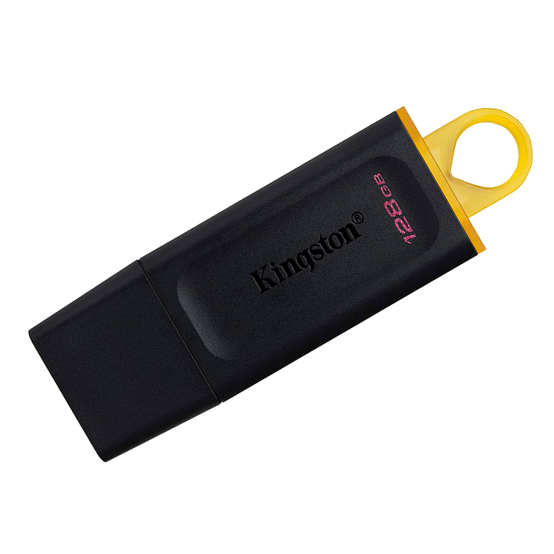 [363379] Memoria Flash USB Kingston DataTraveler Exodia 128GB, USB 3.2 Gen 1, Color Amarillo.