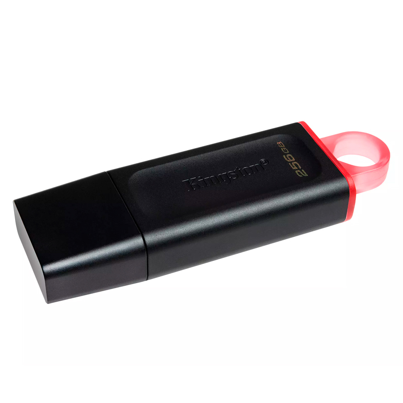 [370095] Memoria Flash USB Kingston DataTraveler Exodia 256GB, USB 3.2 Gen 1, Color Rojo.