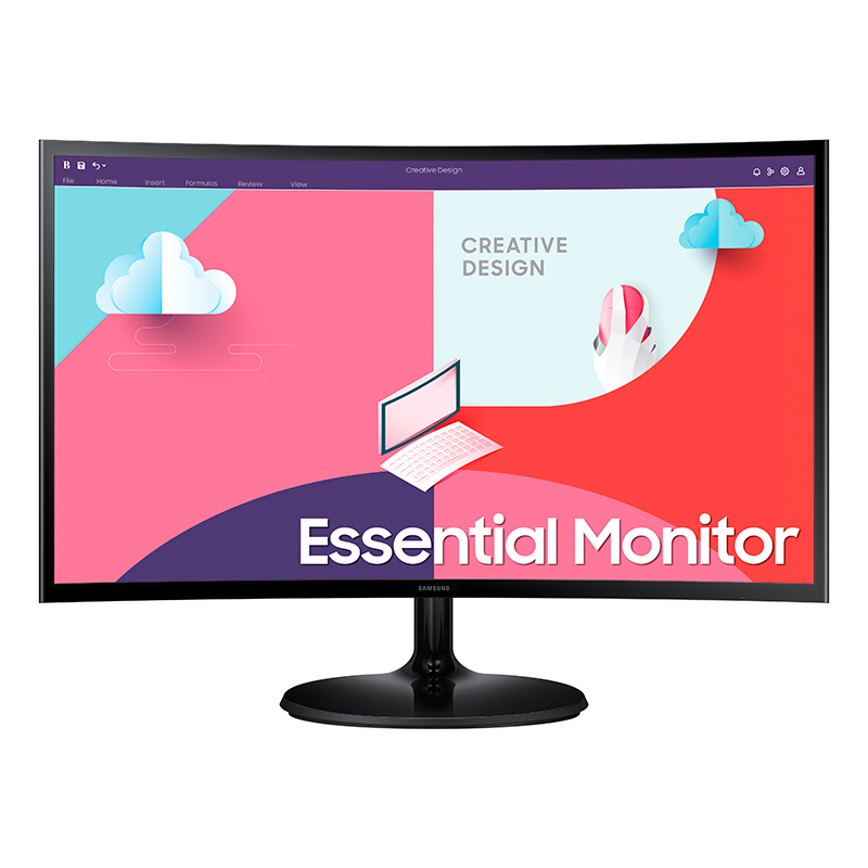 Monitor Samsung LS24C360EALXPE, 24" LED, 1920x1080 VA FHD, HDMI y VGA