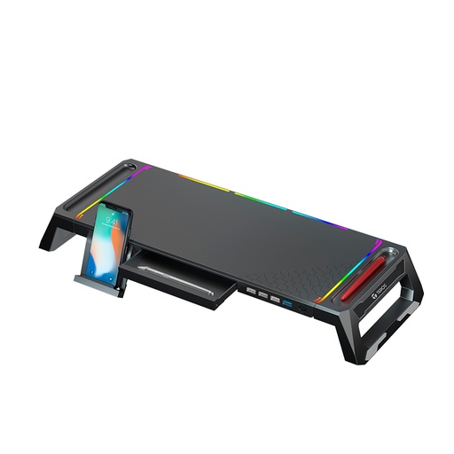 [accte7131n] STAND PARA MONITOR RGB MULTIPROPOSITO CON 4 PUERTOS USB