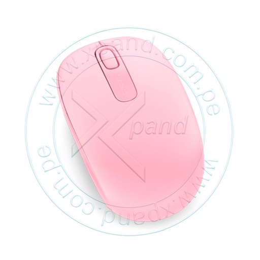 [msmsu7z00028] Mouse óptico inalámbrico Microsoft Mobile 1850, 1000dpi, Receptor USB, 2.4GHz, Rosado.