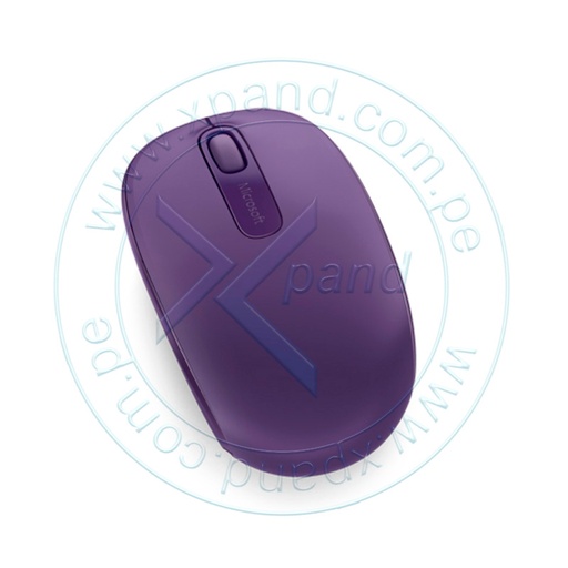 [msmsu7z00048] Mouse óptico inalámbrico Microsoft Mobile 1850, 1000dpi, Receptor USB, 2.4GHz, Purple.