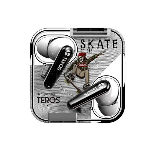 [accte8072w] Audífonos Teros TE-8072W, Bluetooth, TWS, Blanco