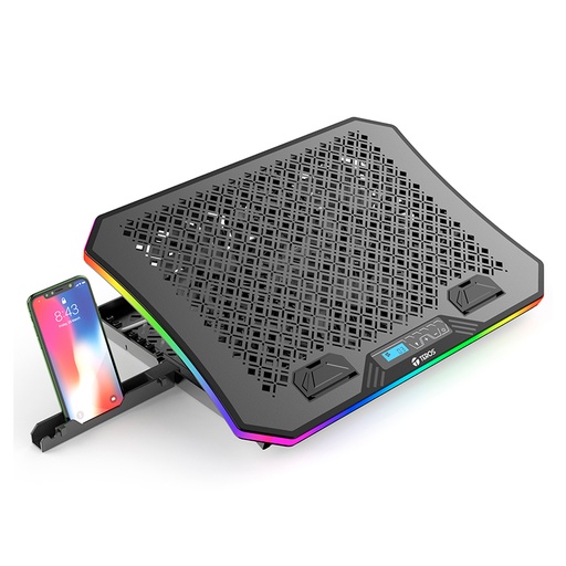 [accte7130n] COOLER PARA NOTEBOOK TE7130N / COMPATIBLES CON NB HASTA 19" / 3 FAN DE 11cm