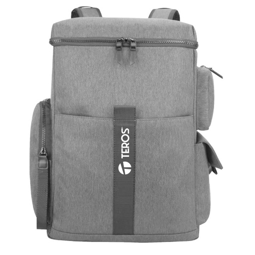 [nbacterids18582] Mochila Teros TE-IDS18582, Poliéster, para notebook desde 14" hasta 15", color gris