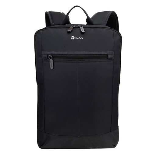 [nbacterids18585] Mochila Teros TE-IDS18585, Poliéster, notebook hasta 15.6", negro.
