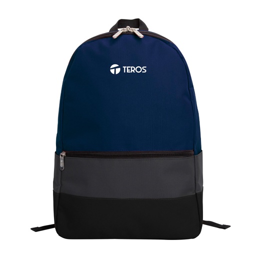 [nbacterids2054] Mochila Teros TE-IDS2054, Poliéster, notebook hasta 15.6", color azul + gris + negro