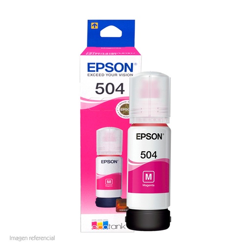 [stept504320] Botella de tinta EPSON T504320-AL, color Magenta, contenido 70ml.