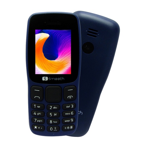 [tcsmooun3gdblu] Teléfono Celular Smooth UNO 3G, 1.77", Dual SIM, FM Radio, Bluetooth, Desbloqueado.