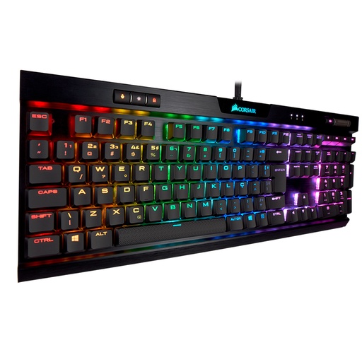 [kbcoch9109018] Teclado mecánico para juegos Corsair K70 RGB MK.2 Low Profile RAPIDFIRE CHERRY MX LP Speed