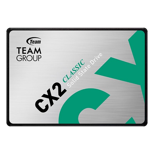 [ssdtgt253x6256g] Unidad de estado solido Teamgroup CX2, 256GB, SATA 6.0 Gb/s, 2.5", ECC, DC +5V
