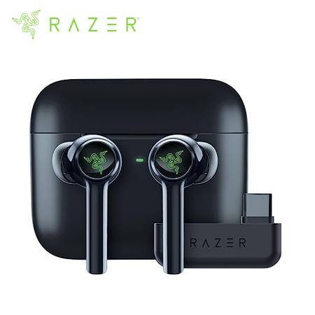 AUDIFONO C/MICROF. RAZER HAMMERHEAD PRO HYPERSPEED WIRELESS USB-C / BT MULTI-PLATFOM THX CHROMA BLACK (RZ12-04590100-R3U1)
