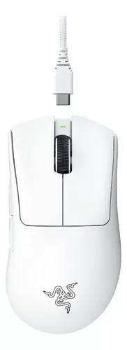 MOUSE RAZER DEATHADDER V3 PRO 30K DPI MULTI-DISPOSITIVO 90H WIRELESS / USB-C SWITCH OPTICO 90M WHITE