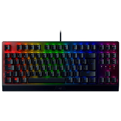 TECLADO RAZER BLACKWIDOW V3 TKL MECHANICAL SWITCH YELLOW 80M SP CHROMA BLACK