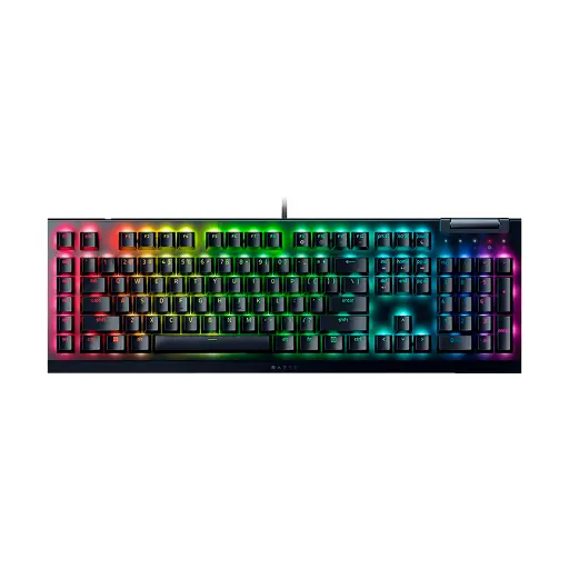 TECLADO RAZER BLACKWIDOW V4 X MECHANICAL SWITCH YELLOW US CHROMA BLACK