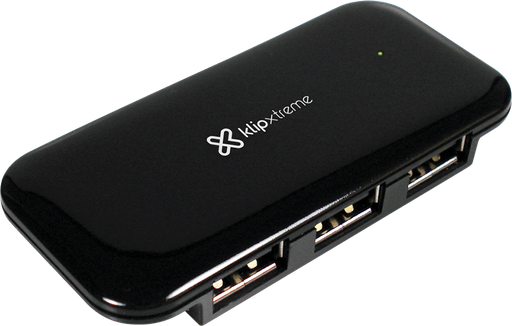 HUB KLIPXTREME SLIM 4 PUERTOS USB 2.0 KUH-190B