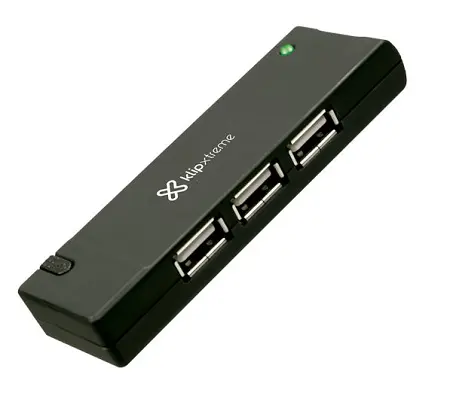 HUB KLIPXTREME SLIM 4 PUERTOS USB 2.0 KUH-400