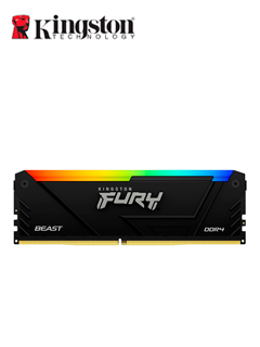 Memoria Kingston Fury Beast RGB BLACK 8GB DDR4-3200 MHz