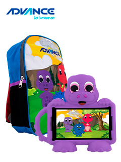 [TBADVTR8990PRLM] Tablet Advance Intro TR8990, 7" IPS 1024x600, Android 14 Go, 4G, Dual SIM, 32GB, RAM 2GB.