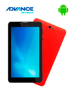 [TBADVPR5850RD3] Tablet Advance Prime PR5850, 7" 1024x600, Android 8.1, 3G, Dual SIM, 16GB, RAM 1GB.