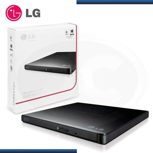 UNIDAD GRABADORA DE DVD  PORTÁTIL ULTRA SLIM DE 14  MM DE ALTURA, INTERFAZ USB  2.0  GP65NB30