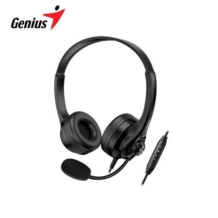 AUDIFONO C/MICROF. GENIUS HS-235U AI COPILOT 40MM USB-A BLACK (31710036400)