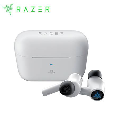 AUDIFONO C/MICROF. RAZER HAMMERHEAD HYPERSPEED WIRELESS USB-C / BT MULTI-PLATFORM ED.PS5 CHROMA WHITE (RZ12-03820300-R3U1)