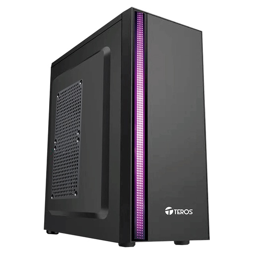 [csatxte1075n] Case Teros TE1075N, Mid Tower, ATX, 250W, USB 3.0 / 2.0, Audio, Negro.