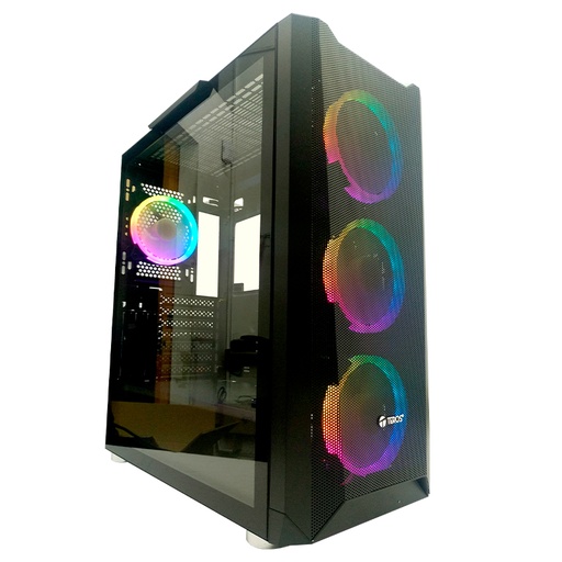 [csatxte1162n] Case Gamer Teros TE1162N, Mid Tower, Negro, USB 3.0, USB 2.0, Audio.