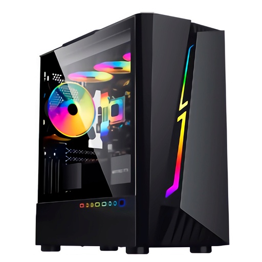 [csatxte1172n] Case Gamer Teros TE1172N, Mid Tower, Negro, USB 3.0, USB 2.0, Audio.
