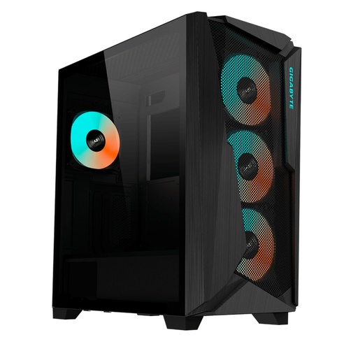 [csgbc301g] Case Gigabyte AORUS C301 GLASS, Mid-Tower, ATX, Negro.