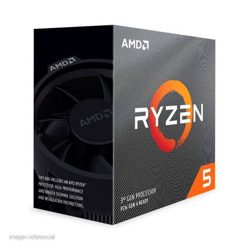 [cpam4r53600] Procesador AMD Ryzen 5 3600, 3.6 / 4.2GHz, 32MB L3 Cache, 6-Cores, AM4, 7nm, TDP: 65W.