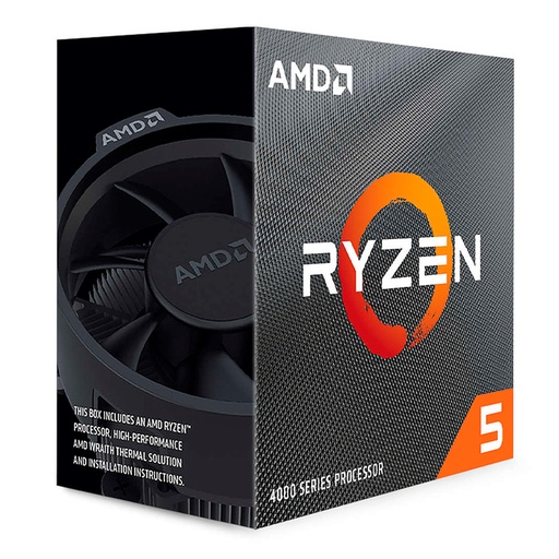 [cpam4r54500] Procesador AMD Ryzen 5 4500, 3.6 / 4.1 GHz, 8MB L3, 6-Core, AM4, 7nm, 65W.