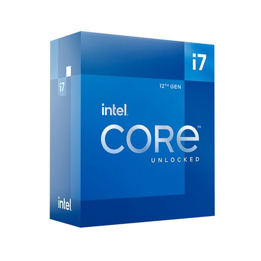 [cpili712700kf] Procesador Intel Core i7-12700KF 3.60 / 5.00GHz, 25MB Caché L3, LGA1700, 125W, 10 nm.