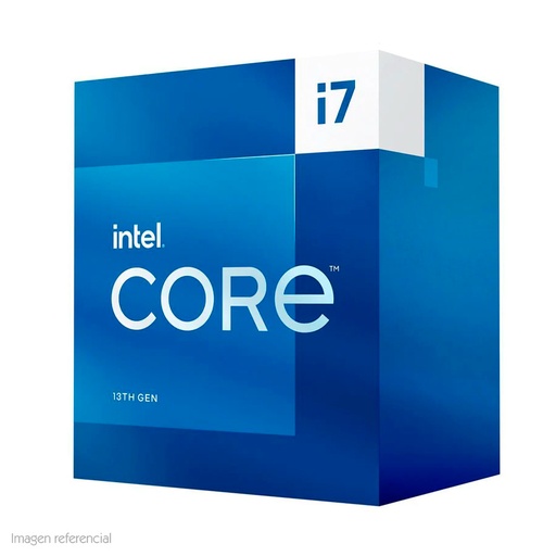 [cpili713700] Procesador Intel Core i7-13700 2.10/5.20GHz 30MB SmartCaché LGA1700, 65W, Intel 7(10nm)