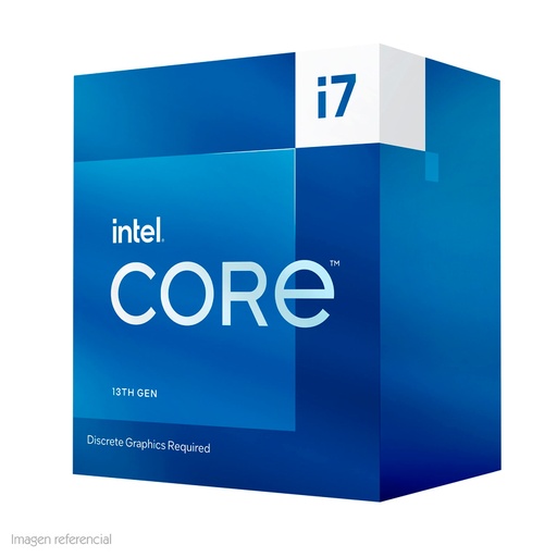 [cpili713700f] Procesador Intel Core i7-13700F 2.10/5.20GHz 30MB SmartCaché LGA1700, 65W, Intel 7(10nm)