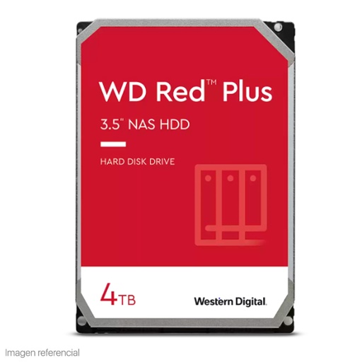 [hdiwd40efpx] Disco duro Western Digital Red Plus WD40EFPX, 4TB, SATA, 5400rpm, 3.5", Cache 256MB