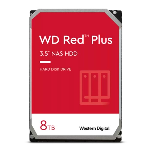 [hdiwd80efzz] Disco duro Western Digital Red Plus WD80EFZZ, 8TB, SATA, 5640rpm, 3.5", Cache 128MB