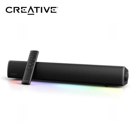 PARLANTE CREATIVE GAMING SOUND BAR GS5 RGB 60W BLUETOOTH USB-C POWER BLACK (51MF8470AA000)