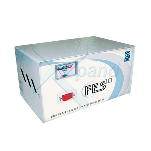 [psstie1042s] Estabilizador Elise - Fase FES-10, Sólido, 1.0kVA, 220V, 4 tomas a 220V, 1 toma a 110V.